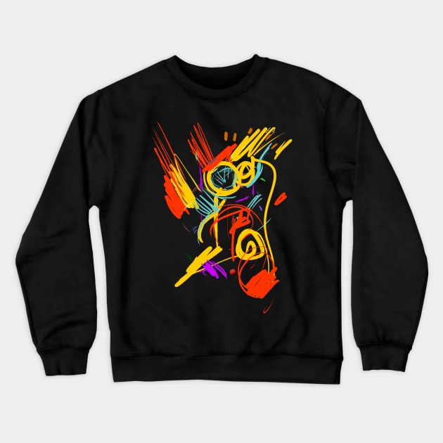 art - fun - JAZZ Crewneck Sweatshirt by Nikokosmos